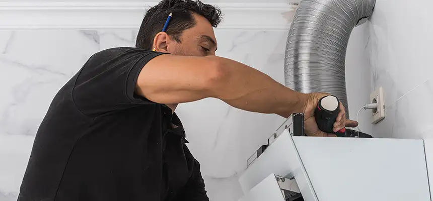 Precision In-wall Dryer Vent Cleaning & Rerouting Corrections in San Carlos, CA